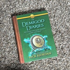 The Demigod Diaries by Rick Riordan - Green and Brown Hardcover